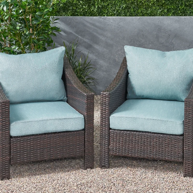 Bernadette Club Chair Cushions (Set of 2) by Christopher Knight Home