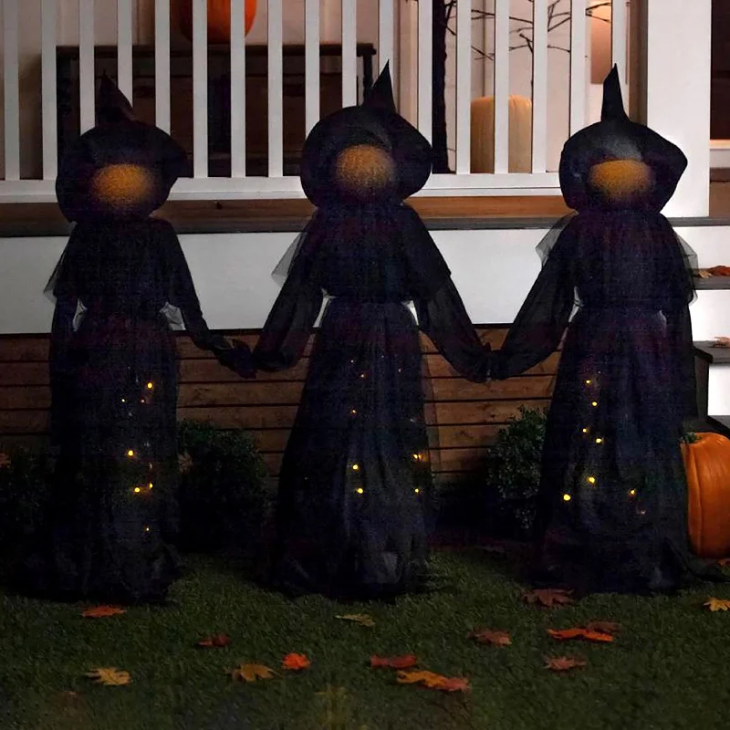 Set of 3 LED Witch