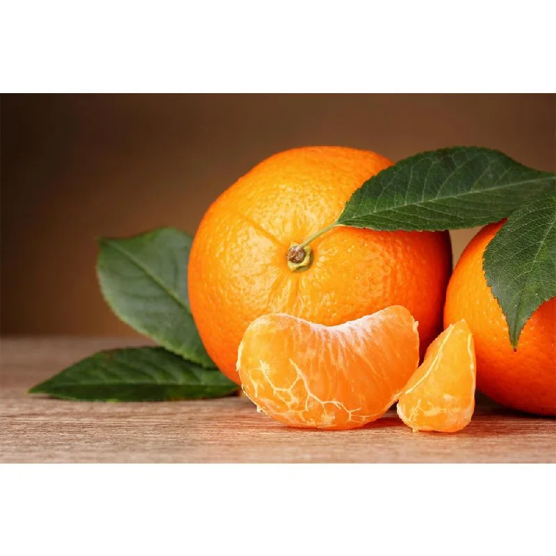 ArtzFolio Photo of Ripe Orange Tangerines Unframed Paper Poster