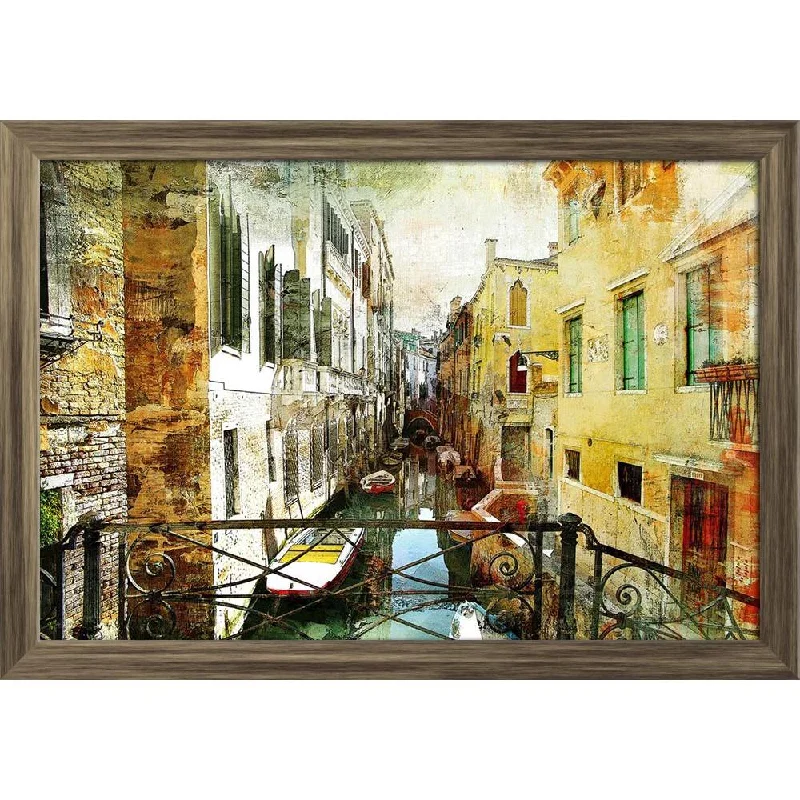 ArtzFolio Venetian Pictures Paper Poster Frame | Top Acrylic Glass