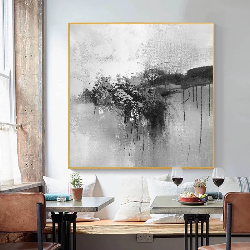 Black And White Paintings Large Living Room Wall Art Wp021