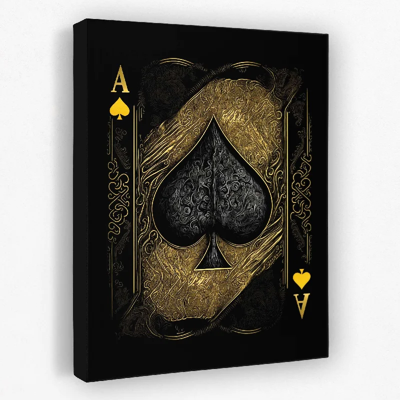 Gold Ace of Spades