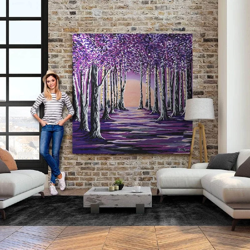 Purple Forest - Extra Large Canvas Print