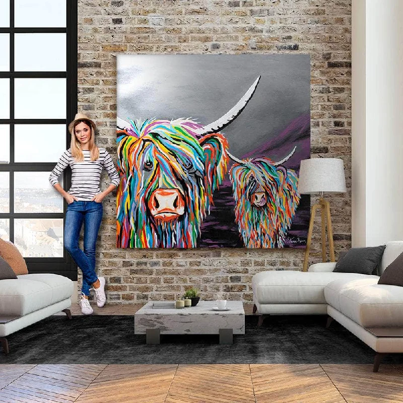 Rab & Isa McCoo - Extra Large Canvas Print