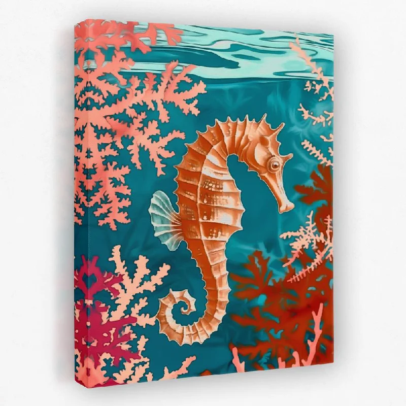 Seahorse Swimming